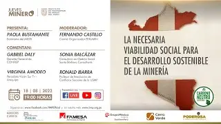 La Necesaria Viabilidad Social Para El Desarrollo Sostenible de la Miner&iacute;a