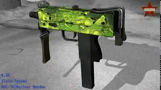 MAC-10 Nuclear Garden - Skin Wear Preview