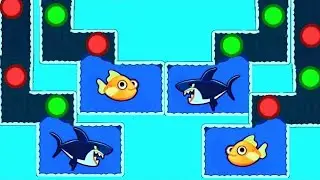 Save the fish mini game || rescue fish max level gameplay || puzzle save fish ios gameplay