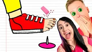 DESENHAMOS as SITUAÇÕES MAIS ESTRANHAS para VENCER no JUST DRAW! Just Draw