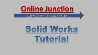 Solid Works Tutorial Rectangular Section