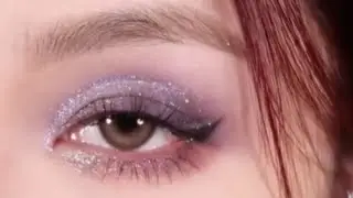 ✨ Viral Glitter Eye Makeup Tutorial | Mesmerizing Purple Look for Any Occasion