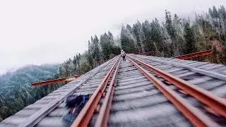 FPV FREESTYLE AT VANCE CREEK BRIDGE -  350 FEET HIGH!