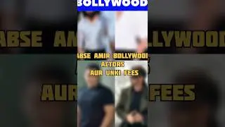 Per film fees of  bollywood actor | top 5 Highest paid actors | #viralshorts #bollywoodnews