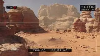 This is just a short vfx  of a helicopter landing in a desert/Blender/After Effects/