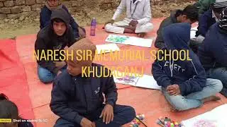 Naresh Sir Memorial School.. Child art amusement