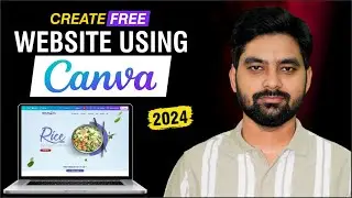 Canva Website | how to make a free website #canva #website
