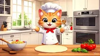 Chef whiskerton and pizza #cartoon #story #animation #animatedcartoon #funny