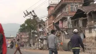 Rescue teams work as aftershocks continue in Nepal