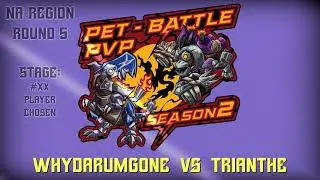 Round 5 -  WhyDaRumGone vs Trianthe - NA - Warcraft Pet Battle Tournament