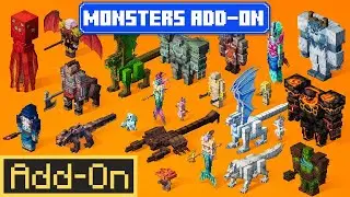 Monsters Дополнение | Minecraft Рынок | Демонстрация