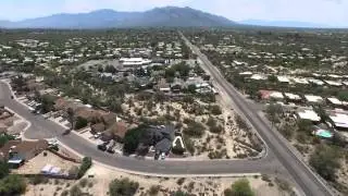 Phantom 3 Professional drone flight over Tucson AZ