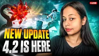 🥶BGMI 4.2 NEW UPDATE IS HERE! | BGMI GIRL GAMER LIVE | FACECAM LIVE  !  #BGMI #GirlGamer #Facecam