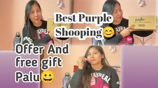 Best purple shopping/Discount and free gift🤗ki ki Anilu ?@SwapnaLifes