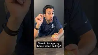 Should I professionally stage my house when selling? #shorts