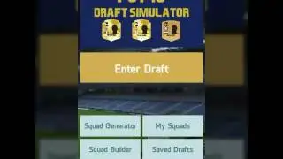 Fut 16 Draft Simulator Első r&eacute;sz,Random Draft challenge!!!