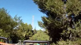 Goldrusher Front Seat (HD POV) Six Flags Magic Mountain