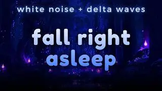 Fall Asleep in Minutes, Guided Sleep Meditation & Hypnosis | Soft Noise & Delta Waves