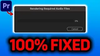 100% FIXED! Premiere Not Rendering Required Audio Files Problem Fix