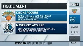 Full Details of Kristaps Porzingis Trade | New York Knicks | MSG Networks