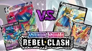 Dragapult VMAX Vs ADP Zacian! Rebel Clash Gameplay | Pokemon TCG