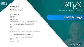 LaTeX #8 - Code Listings