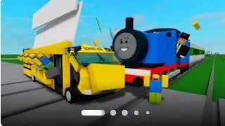 Jack play build a cart ride and car vs train crash in roblox 