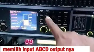 Cara Setting Driverack DBX 4800