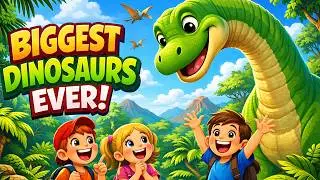Jurassic Giants 🦕 | The Biggest Dinosaurs Ever | Fun Science Song for Kids