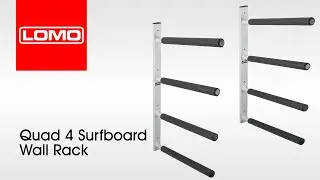 Lomo Quad 4 Surfboard Wall Rack