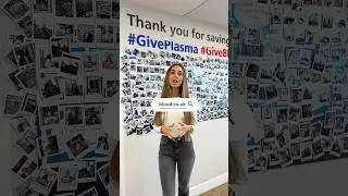Dr Emily discovers how medicine made from plasma saves lives 💙 #GivePlasma #Shorts