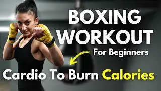 BOXING Workout For Beginners! The Best Cardio To Burn Calories At Home // SYLVIA NASSER