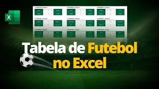 Como Fazer uma TABELA de FUTEBOL no Excel [Passo a Passo]