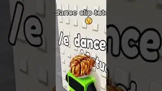 dance clip tutorial 💀(/e dance2) #shorts #tower #troll wall hop, wall flick