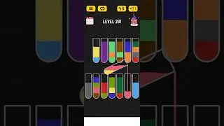 Water Sort puzzle level 291 - Color Puzzle Game (IEC Global Pty Ltd)