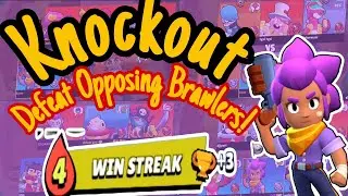 INSANE Knockout Gameplay 🔥 4 Win Streak | Brawl Stars 😈