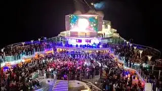 Royal Princess Open Deck Party. USA
