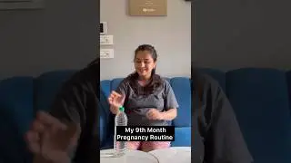 My 9th Month Pregnancy Routine | Shorts | Rashmitha Poojary | Vj Pawan Singh
