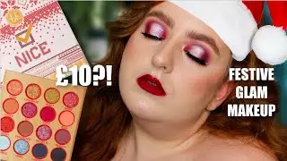 TESTING THE BHCOSMETICS NICE EYESHADOW PALETTE | FESTIVE HALO EYE | KYRIELLELARA