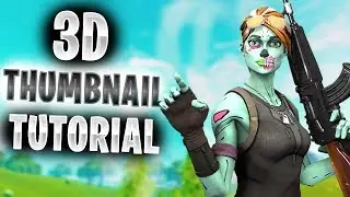 How To Make 3D Fortnite Thumbnails (Full Tutorial 2024)