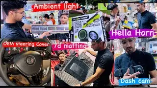 Basic modification Done in Volkswagen Polo From Karol Bagh Delhi🥵|7d matting ambient light and more