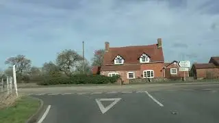 Driving On The B4092 From Inkberrow To Redditch, Worcestershire, England 26th February 2022