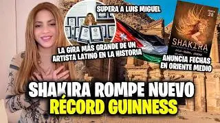 Récord histórico: Shakira supera a Luis Miguel y se corona con la gira latina más exitosa