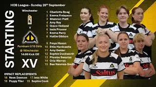 Winchester U18 Girls v Farnham U18 Girls 2025.09.28