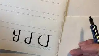 Introduction to Roman Calligraphy - Lesson 7: Group 3 (D, P, B, R, U, S)