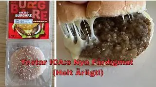 &Auml;r ICA:s F&auml;rdiga Burgare V&auml;rd Pengarna? | Smaktest & Omd&ouml;me (Mikra eller Airfryer?)