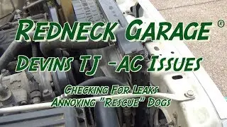 Jeep Wranger A/C Not Working - Diagnose - Leak Detector Action