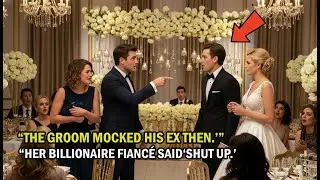 He Mocked His Ex at the Wedding—Until Her Billionaire Fiancé Arrived and Silenced Him