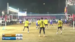 Set 2|Amravati VS Solapur |Senior State Volleyball Championship 2025-26,Sangli Ishwarpur|Maharashtra