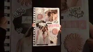 พลูโต (pluto) series collage in scrapbook journal 𐙚